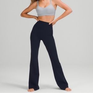 Lululemon Groove Super-High-Rise Flared Pant Nulu * BLACK